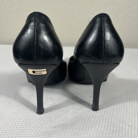 Gucci Women's Black Leather Pointed-Toe Heel Pumps 34.5 C‎ - Picture 5 of 13